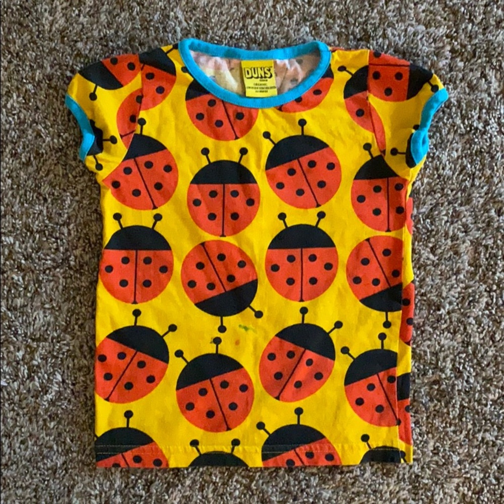 Duns Yellow Ladybug Tee